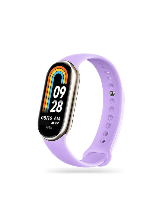 Tech-Protect Iconband Armband Silikon mit Pin Violet (Intelligenter Band 8)