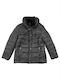 Women's Short Puffer Jacket for Winter Black