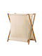 Laundry Basket Fabric 40x34x56.5cm Beige