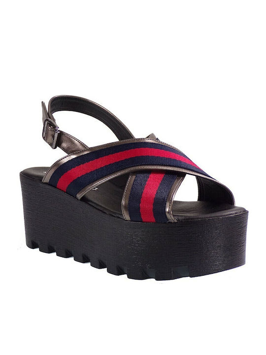 Women's Platform Shoes Navy Blue