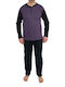 Rimoli Men's Winter Pajamas Set purple