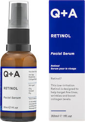 Q+A Natural Skincare Retinol Facial 0.2% Face Serum 30ml