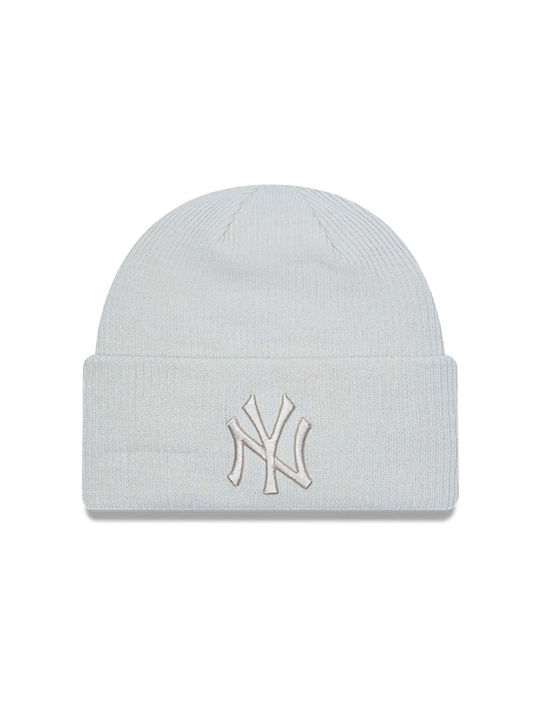 New Era Cuff Beanie Beanie with Rib Knit in Gray color