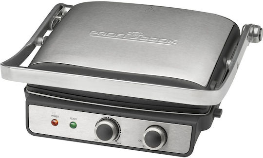 Profi Cook Sandwich Maker pentru for 2 Sandwiches Sandvișuri 2000W Inox