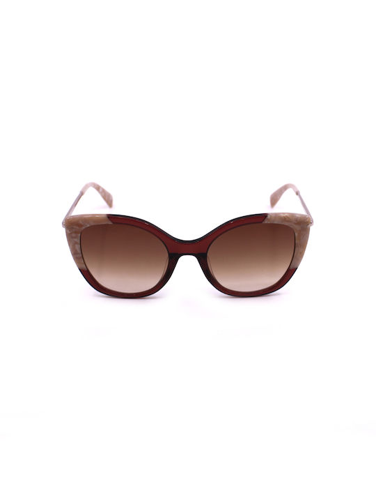 Longchamp Sonnenbrillen mit Braun Rahmen und Braun Verlaufsfarbe Linse LO636S 611