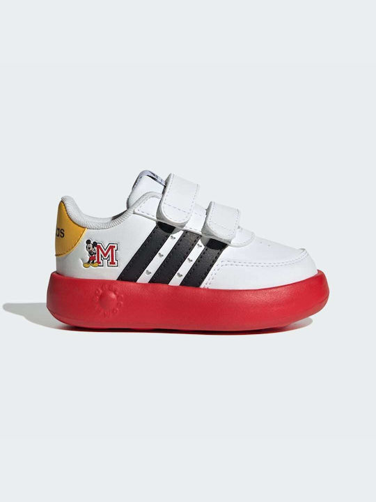 Adidas Παιδικά Sneakers Breaknet 2.0 με Σκρατς Λευκά