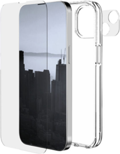 X-Doria 3 Задна корица Закалено стъкло Прозрачен (iPhone 13)