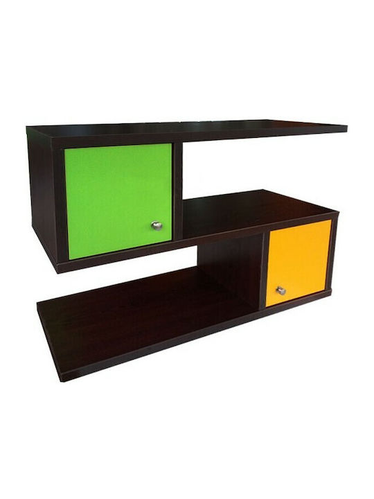 Kids Wooden Shelf Multicolour 100x31x59cm