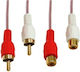 OWI 3m 2x RCA male to 2x RCA female Cable (01.037.0269)