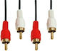 OWI Cable 2x RCA male - 2x RCA male 1.5m 01.037.0166