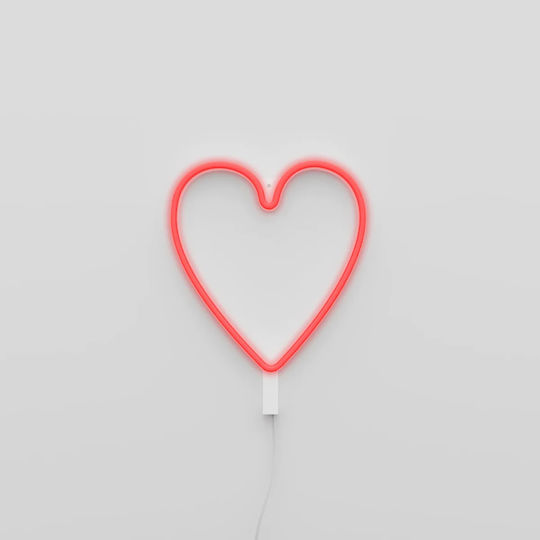 Led Kids Wall Light Ginga Neon Heart