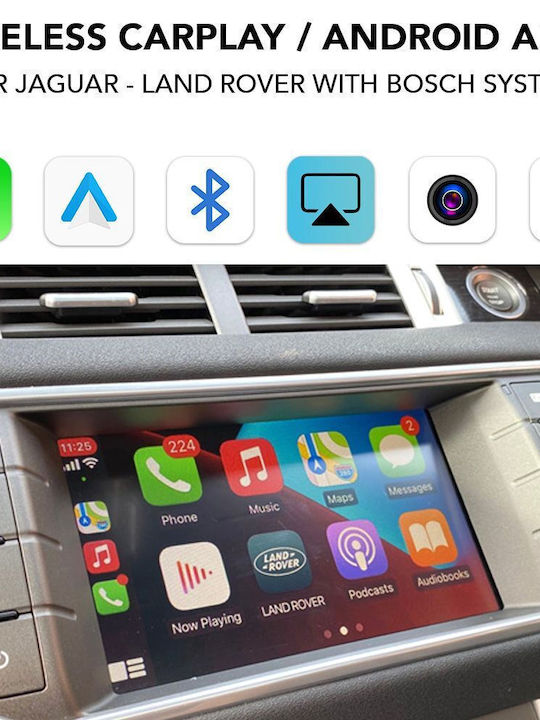 Digital IQ Auto-Audiosystem für Land Rover Range Rover Jaguar XE 2011-2017 (Bluetooth/USB/AUX/WiFi/GPS/Apple-Carplay/Android-Auto) mit Touchscreen 8"