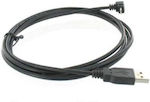 DeLock Winkel (90°) USB 2.0 auf Micro-USB-Kabel Schwarz 3m (50-YAG-1-40) 1Stück