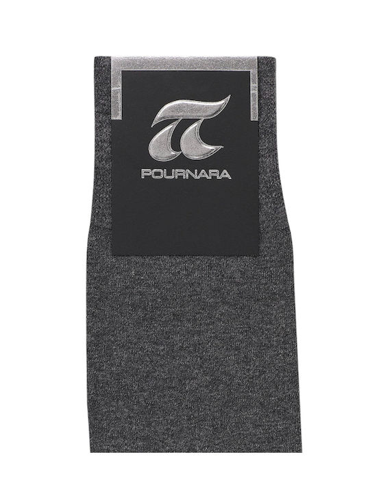 Pournara Herren Socken Charcoal 1Pack