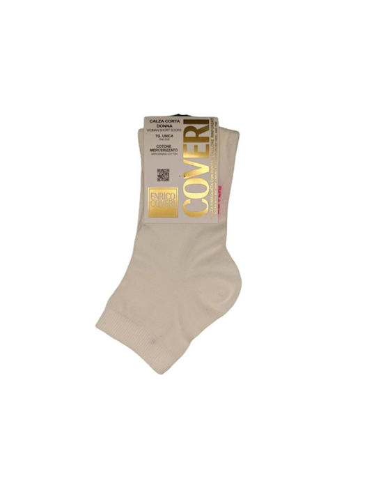 Enrico Coveri Damen Socken Ivory Coast 1Pack