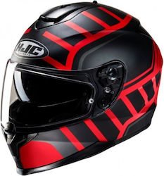 HJC C70N Full Face Helmet with Sun Visor ECE 22.06 Holt MC1SF