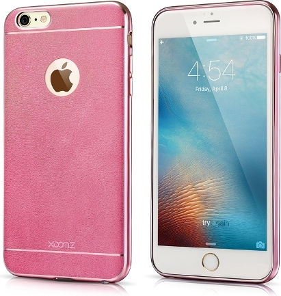 Xoomz Xip Back Cover Σιλικόνης Ροζ (iPhone 6/6s)