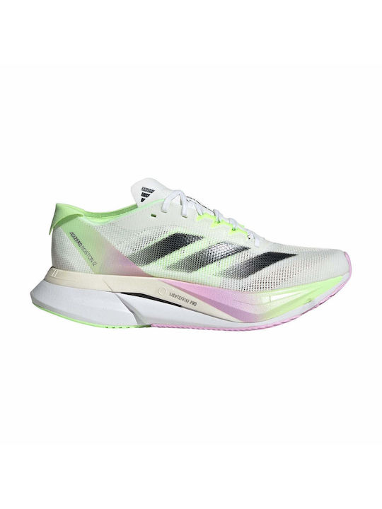 Adidas Adizero Boston 12 Γυναικεία Αθλητικά Παπούτσια Running Λευκά