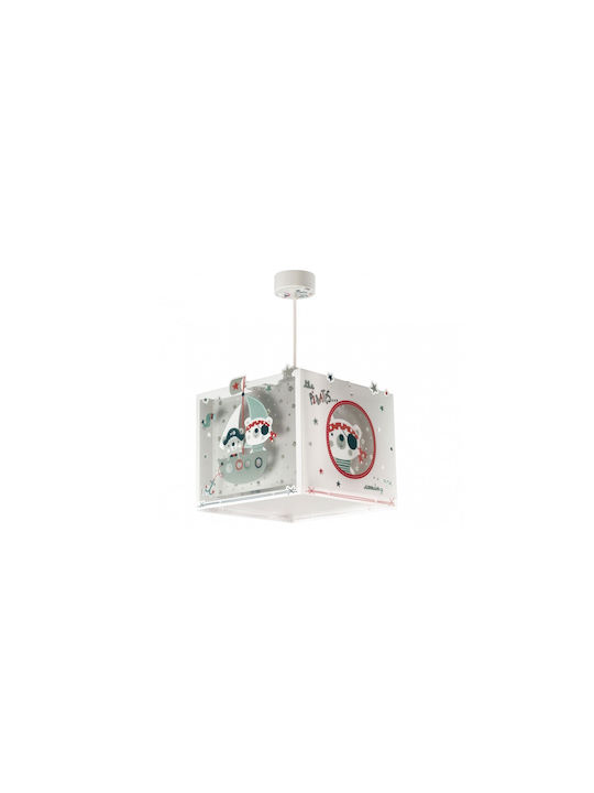 Ango Kids Single Ceiling Light E27 The Pirates Gray 24cm