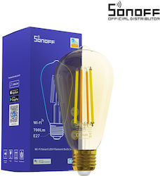 Sonoff Smart LED-Lampe 7W für Fassung E27 Einstellbar Weiß 700lm Dimmbar