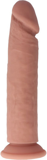Virgite Glass Dildo With Suction Cup Flesh 26cm
