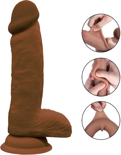 Mokko Toys Dildo Ρεαλιστικό Dildo Καφέ 21.5cm