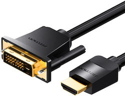 Vention Cable DVI-D male - HDMI male 5m Μαύρο (056167)