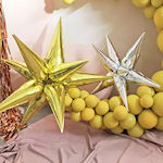 Balloon Star Silver 3d