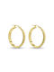 Earrings Hoops made of Silver Gold Plated