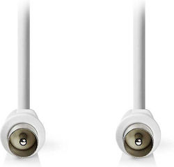 Nedis Antenna Cable Coax Male - Coax Male White 3m