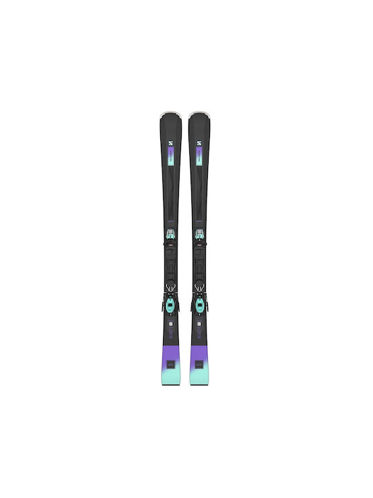 Salomon S Max N 6 Γυναικεία Πέδιλα Σκι σε Μαύρο Χρώμα με Δέστρες