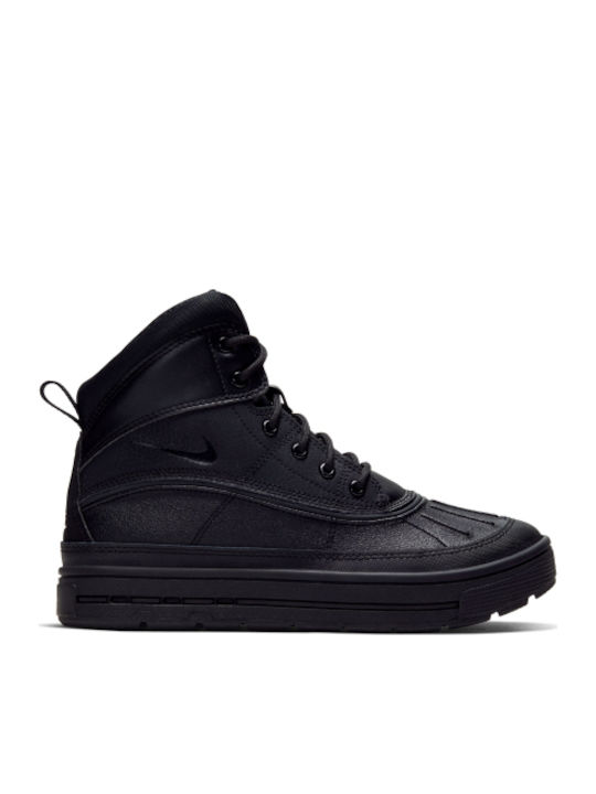 Nike Woodside 2 Leder Kinderstiefel Schwarz