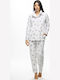 Koyote Winter Damen Pyjama-Set Samt Bouquets veloute - ''''