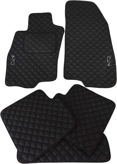 3Lines Set of Front and Rear Mats 5pcs for Alfa Romeo Mito Black