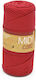 Handibrand Midi Cord Μακραμέ Κόκκινο 135m 200gr