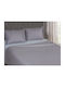 Flamingo Σεντόνι Υπέρδιπλο 220x250εκ. Ice Grey