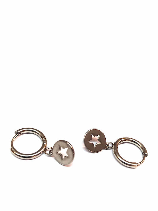 Amalfi Accessories Υποαλλεργικά Παιδικά Σκουλαρίκια Αστέρια από Ατσάλι