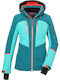 Killtec Ksw Women's Ski & Snowboard Jacket Turquoise 39750-348
