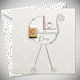 Chic Mic Grußkarte 15x15cm in Beige Farbe