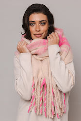 Rino&Pelle Women's Wool Scarf Pink