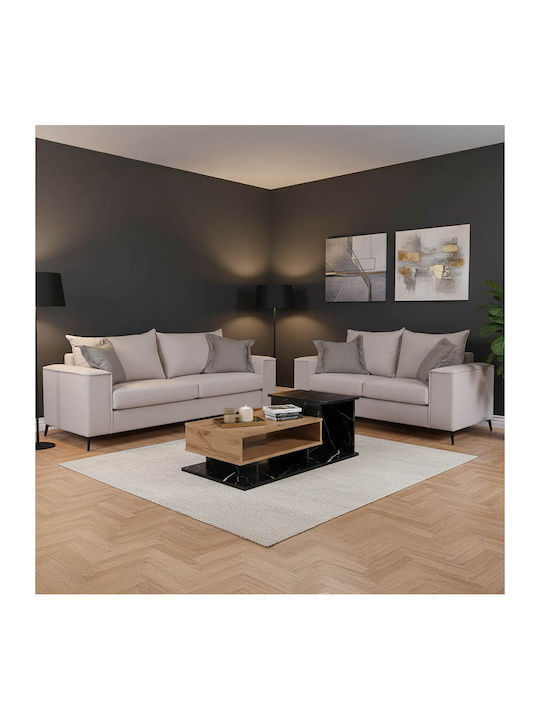 Set de Sufragerie Verona 3-Seater & 2-Seater Cream