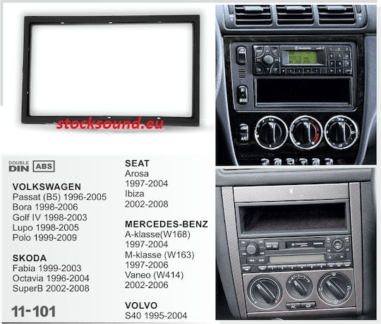 Ice Πρόσοψη 2 Din για Mercedes-Benz R Scania R 2002-2008