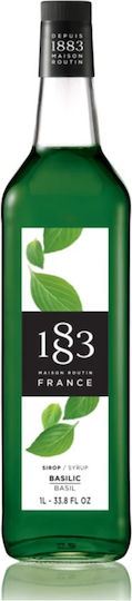 1883 Maison Routin Syrup pentru Cocktail cu Aromă Basil 1000ml