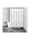Kleine Wolke Sardinas Κουρτίνα Μπάνιου Υφασμάτινη 180x200cm Πολύχρωμη