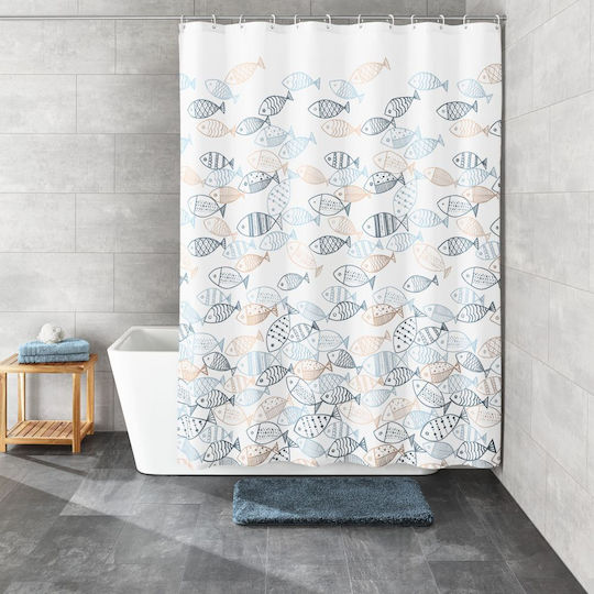 Kleine Wolke Sardinas Душ завеса Тъканна 180x200см Multicolour