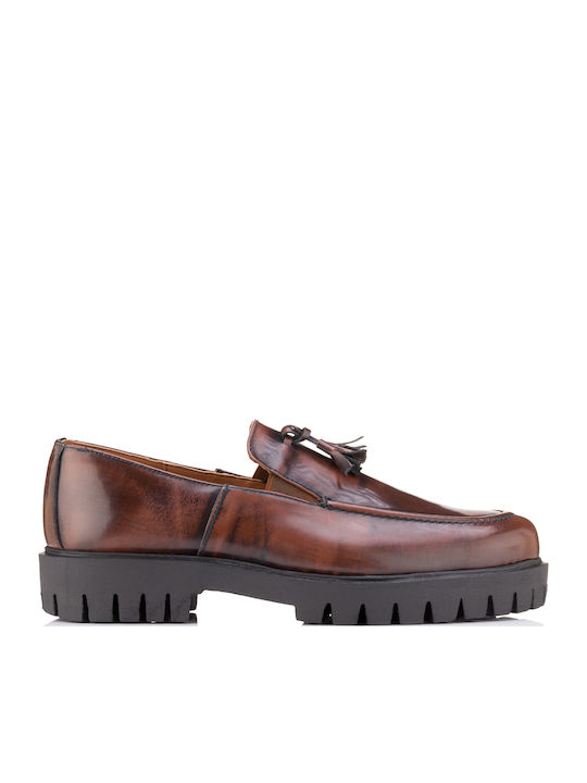 Northway Leder Herren Mokassins in Braun Farbe