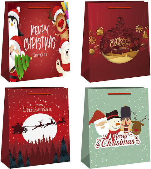 XMASfest Christmas Bag for Gift Multicolored 23x8x17cm.