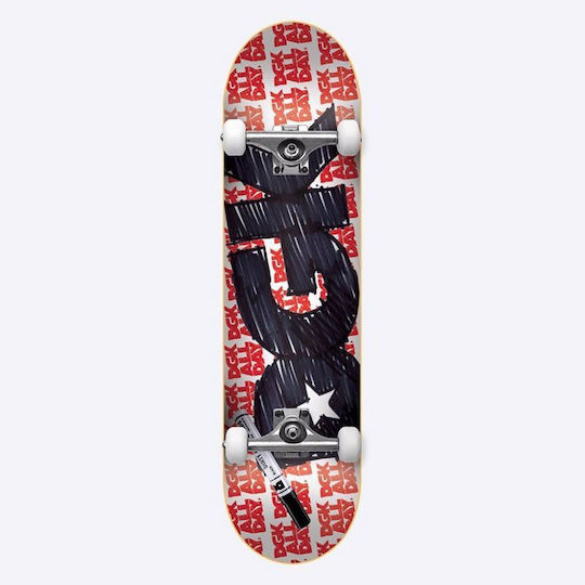 DGK Scribble Complete Shortboard 8.25" Red