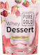 Pure Gold Protein Whey Dessert Protein Molke mit Geschmack Erdbeer-Joghurt 750gr