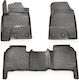 Novline Satz Vorder- und Hintermatten Wannenartig 3Stück aus TPE für Lexus LX 2012+ Gray